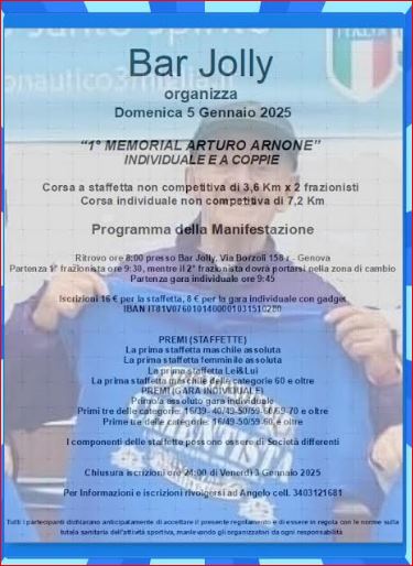 I nostri al 1° Memorial Arnone di Borzoli 